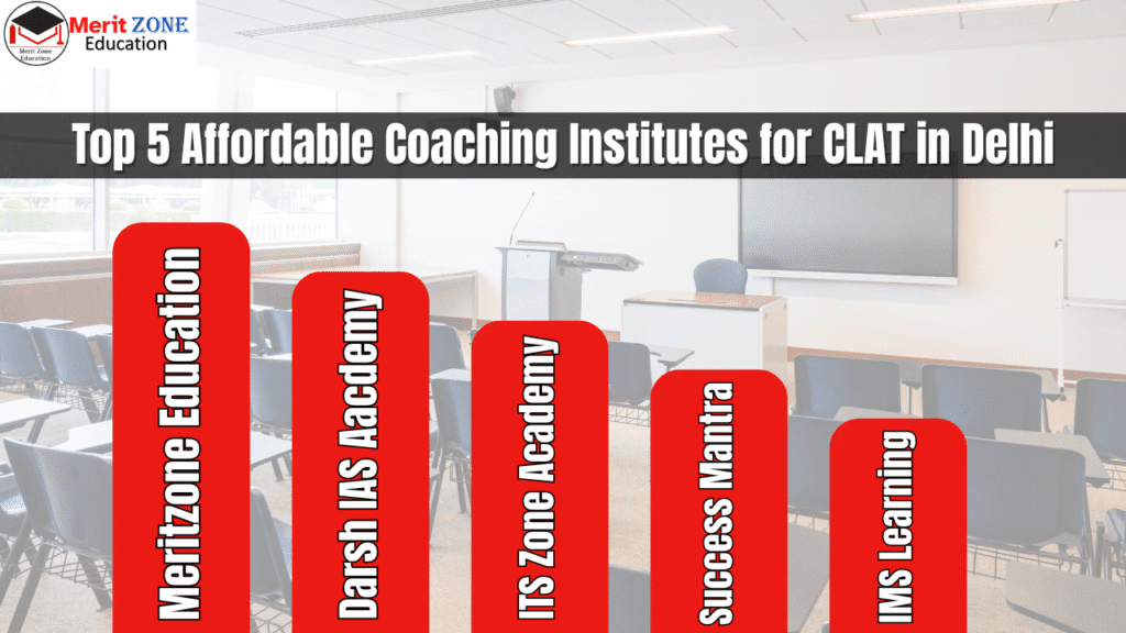 Top 5 Affordable Coaching Institutes in Delhi to crack CLAT 2025